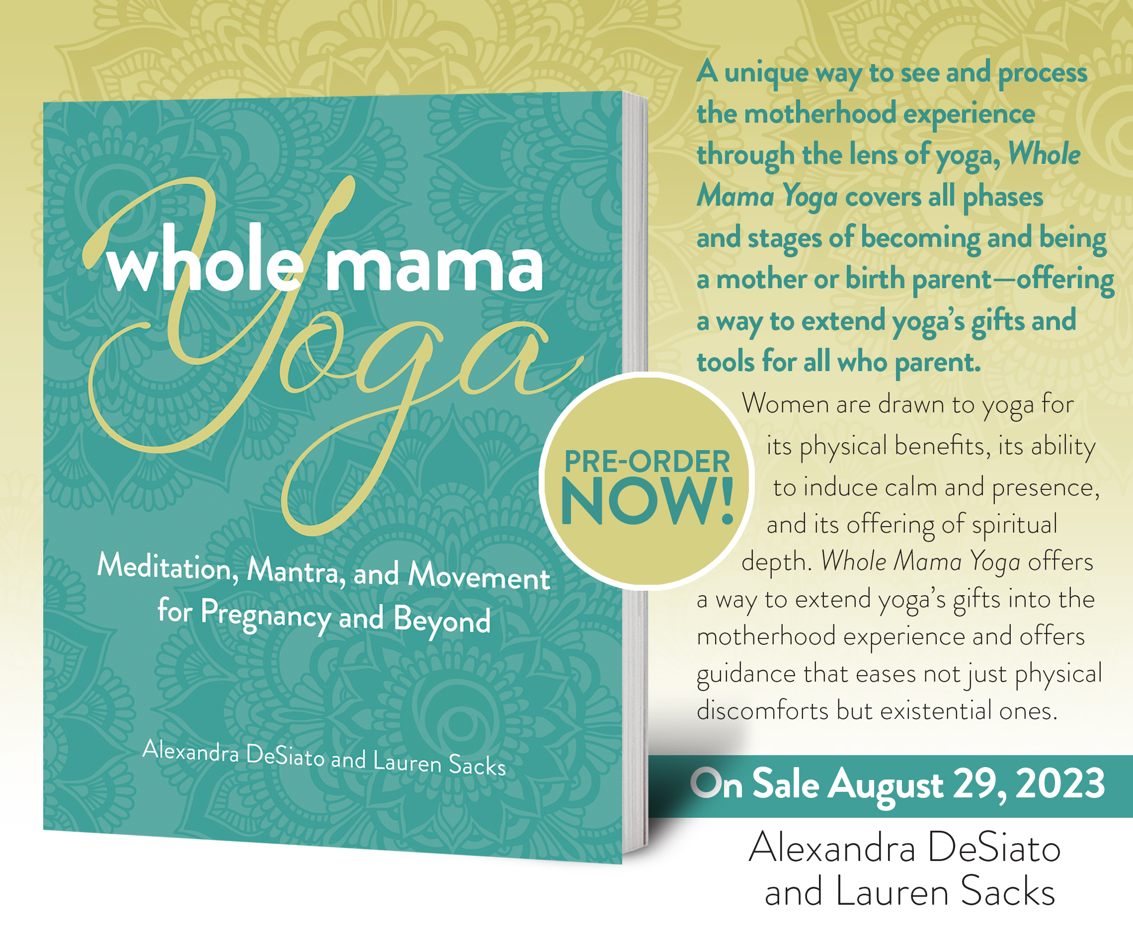 Whole Mama Yoga Book: Preorder Now
